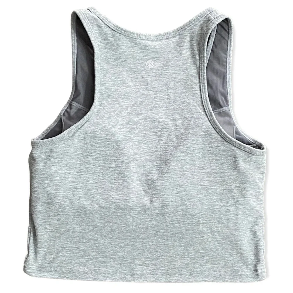 Gray Racerback Active Sports Bra M - Picture 4 of 4